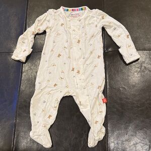 Magnetic Me Cream and Tan Kids Footie